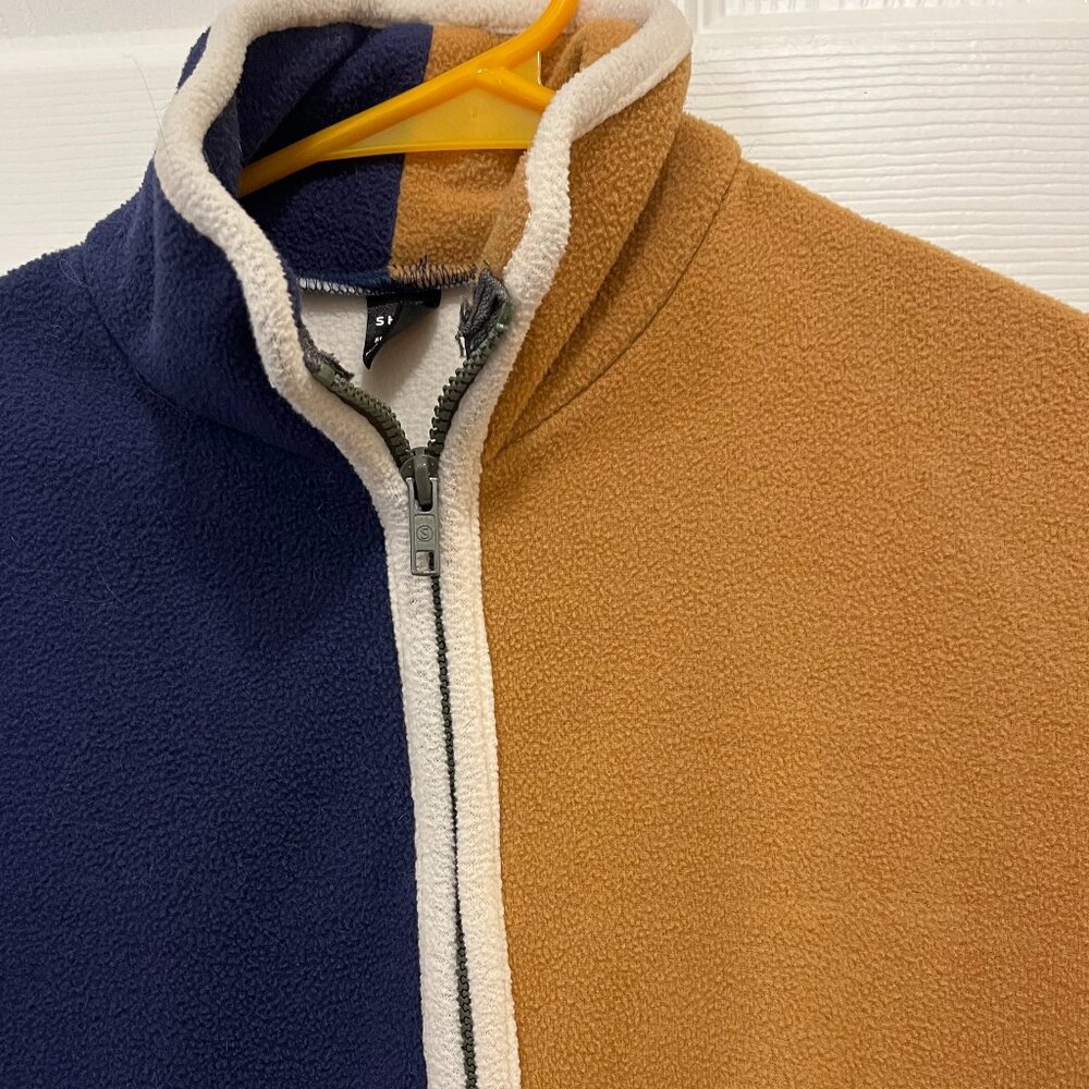 SHEIN *Colorblock Full Zip Fleece* | XS | Pockets | Oversized | Gently Used - Picture 2 of 8